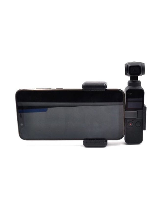 NIBEMINENT Monopod- Osmo Pocket Holder Clip For Phone Iphone X, Xiaomi Black - Image 4