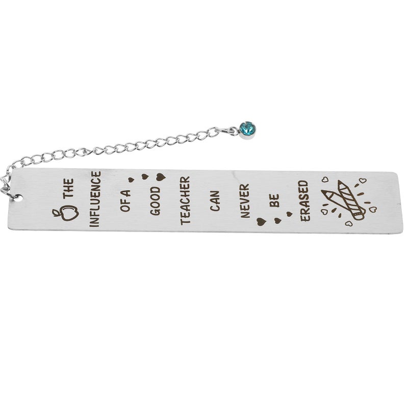 Stainless Steel Bookmark Decorative Page Marker for Readers and Teachers - Image 2