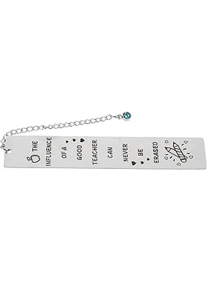 Stainless Steel Bookmark Decorative Page Marker for Readers and Teachers - Image 1