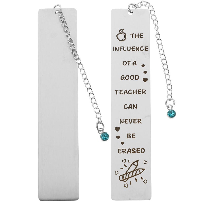 Stainless Steel Bookmark Decorative Page Marker for Readers and Teachers - Image 4