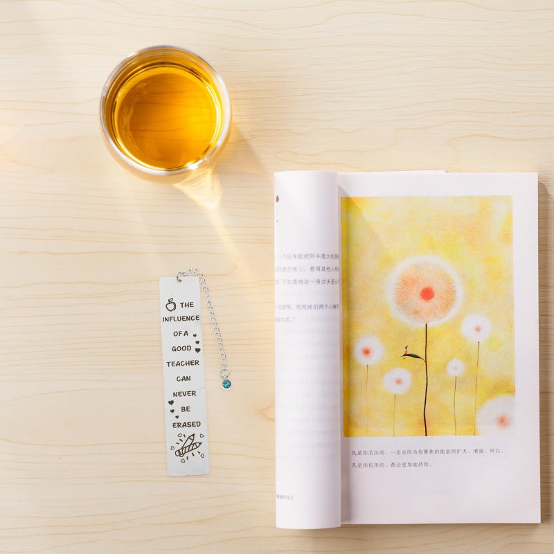 Stainless Steel Bookmark Decorative Page Marker for Readers and Teachers - Image 5