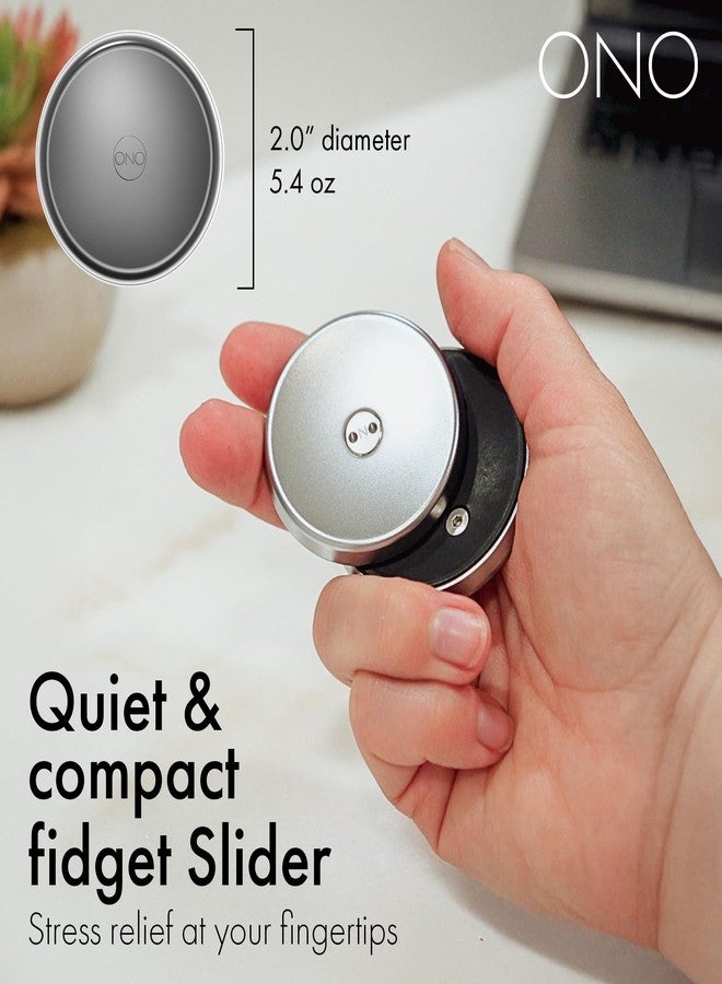 أونو لعبة أونو سلايدر المحمولة للبالغين | تساعد على تخفيف التوتر والقلق والإجهاد | تعزز التركيز والصفاء الذهني | تصميم صغير الحجم وسهل الحمل (مصنوع من الفولاذ المقاوم للصدأ الطبيعي) - Image 2