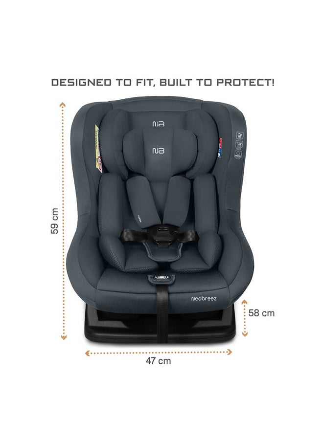 neobreez Nestii Infant/Baby/Kids Travel 2 In1 Convertible Car Seat, Ece R44, Space Saving Car Seat Reducer & Wedge, Forward Facing & Rear Facing, Slip Stopper, Injection Mold, 4 Level Recline (0-4 Years, 18Kg)  - Image 3
