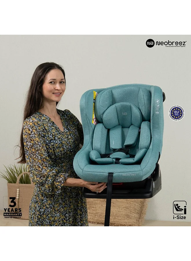 neobreez NESTII Infant/Baby/Kids/Toddler Travel 2 In 1 Convertible Car Seat, ECER44, Reducer & Wedge, Forward Facing&Rear Facing,  Slip Stopper, Injection Mold, 4 Level Recline, 0-4Yrs, 18Kg, Group 0+/1, 5 Point Harness
