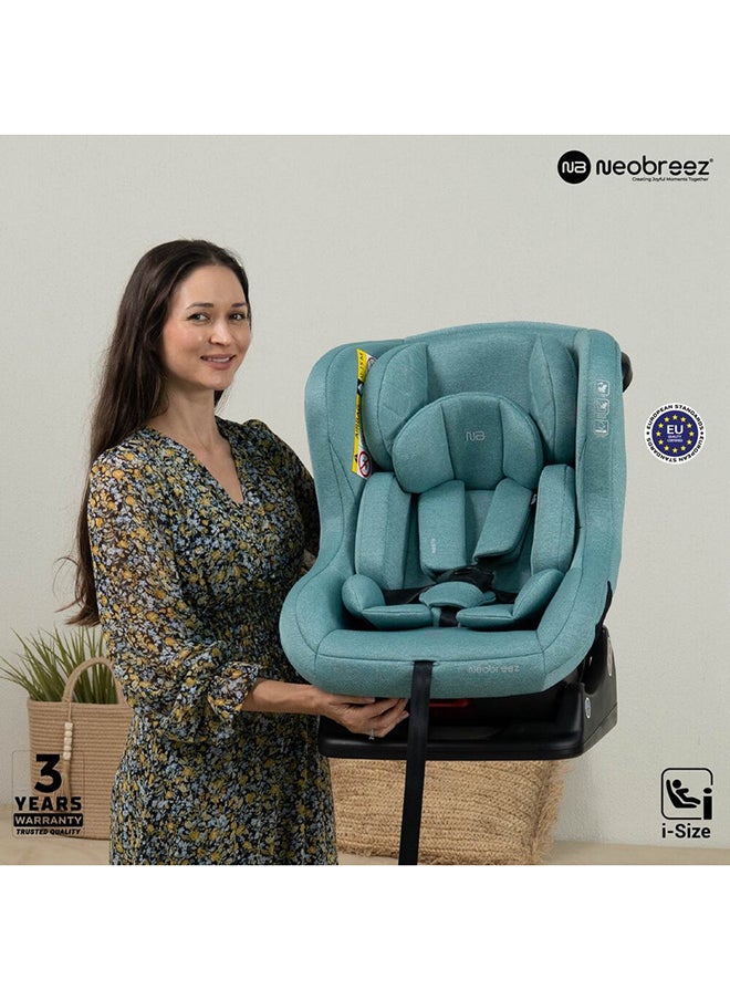 Nestii Infant/Baby/Kids Travel 2 In1 Convertible Car Seat, Ece R44, Space Saving Car Seat Reducer & Wedge, Forward Facing & Rear Facing, Slip Stopper, Injection Mold, 4 Level Recline (0-4 Years, 18Kg)