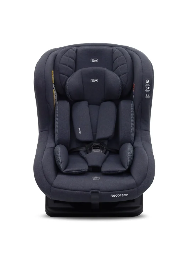 neobreez NESTII Infant/Baby/Kids/Toddler Travel 2 In 1 Convertible Car Seat, ECER44, Reducer & Wedge, Forward Facing&Rear Facing,  Slip Stopper, Injection Mold, 4 Level Recline, 0-4Yrs, 18Kg, Group 0+/1, 5 Point Harness