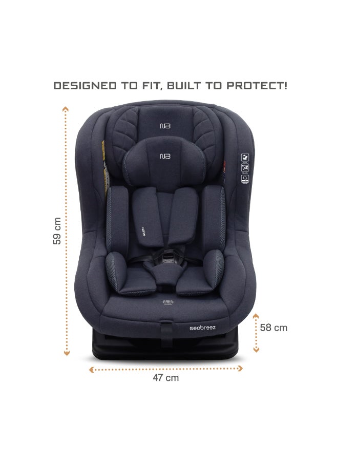 neobreez NESTII Infant/Baby/Kids/Toddler Travel 2 In 1 Convertible Car Seat, ECER44, Reducer & Wedge, Forward Facing&Rear Facing,  Slip Stopper, Injection Mold, 4 Level Recline, 0-4Yrs, 18Kg, Group 0+/1, 5 Point Harness - Image 2