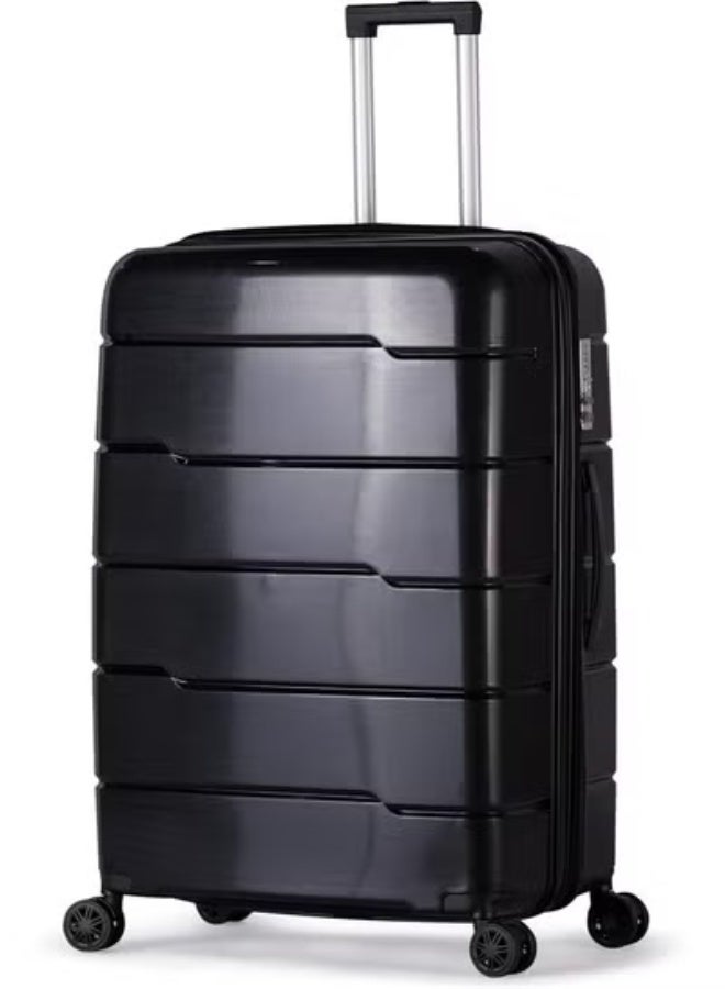 3 Piece Hard Shell Polypropylene Luggage Set, Lightweight Travel Suitcases with 360° Spinner Wheels, Secure Lock and Multiple Sizes for Business & Family Travel - Image 2