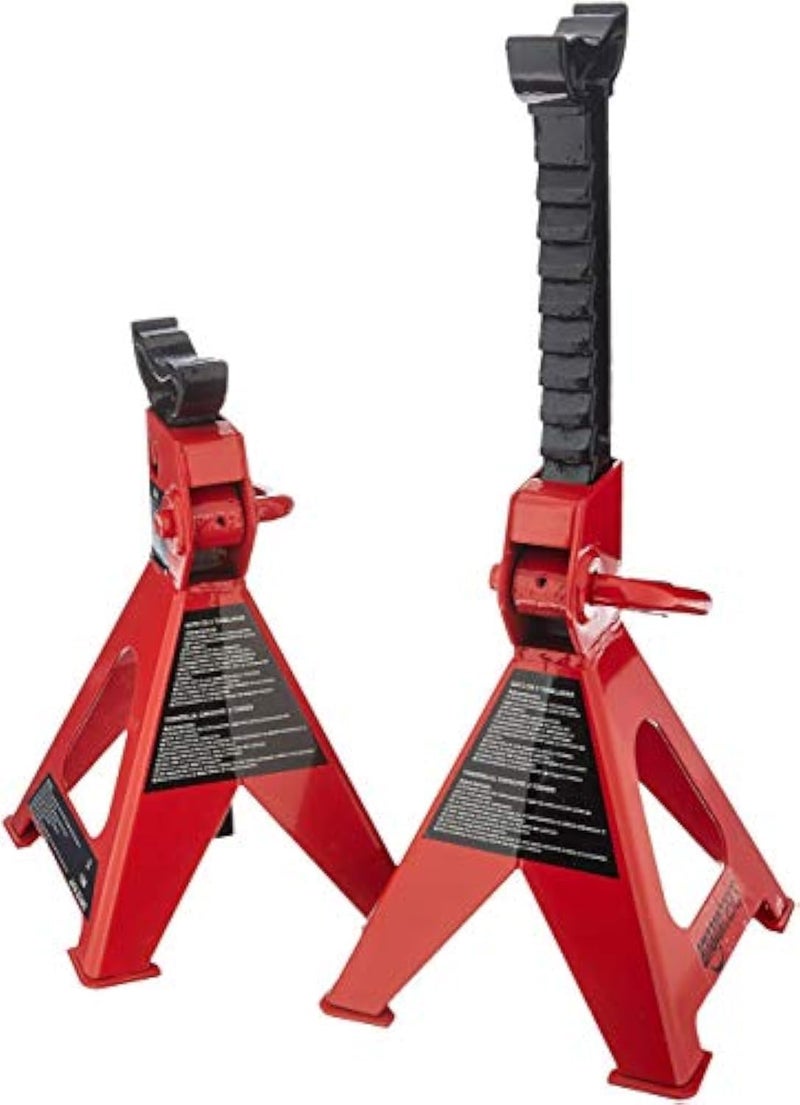 valuemax Heavy Duty Adjustable Jack Stand - 2 Pieces, 6t