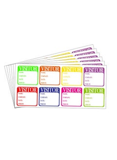 Top label Visitor Stickers，2 Inch Visitor Name Tag,Identification Stickers For School, Church, Store Or Business,200 Pcs  - Image 3