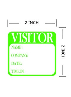 Top label Visitor Stickers，2 Inch Visitor Name Tag,Identification Stickers For School, Church, Store Or Business,200 Pcs  - Image 2