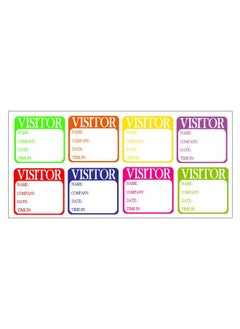 Top label Visitor Stickers，2 Inch Visitor Name Tag,Identification Stickers For School, Church, Store Or Business,200 Pcs  - Image 4