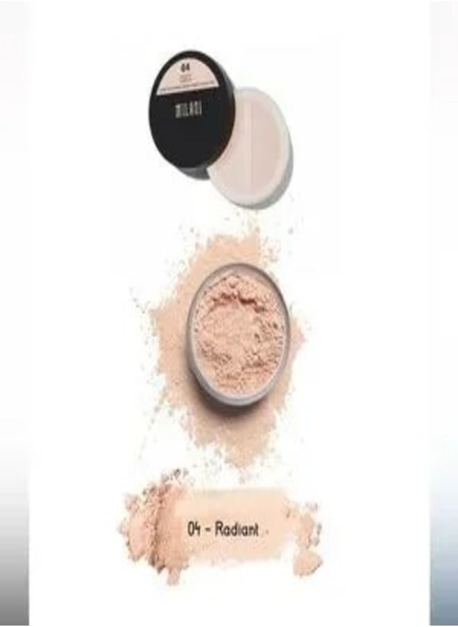 MILANI - Milani Make It Last Setting Powder - 04 Radiant (0.12 Ounce) Cruelty-Free Mattifying Face Powder that Sets Makeup for Long-Lasting Wear - Image 1