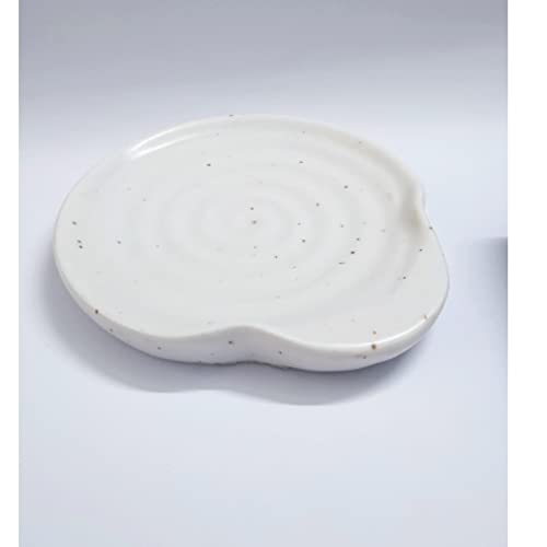 DiDida Ceramic Spoon Rest for kitchen, 3.9 Inches Spoon Holder for Stove Top, Coffee Spoon Rest, Spoon Cradle, Kitchen Basics, Kitchen Accessories for Utensils - Image 2