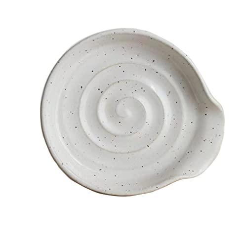 DiDida Ceramic Spoon Rest for kitchen, 3.9 Inches Spoon Holder for Stove Top, Coffee Spoon Rest, Spoon Cradle, Kitchen Basics, Kitchen Accessories for Utensils - Image 5