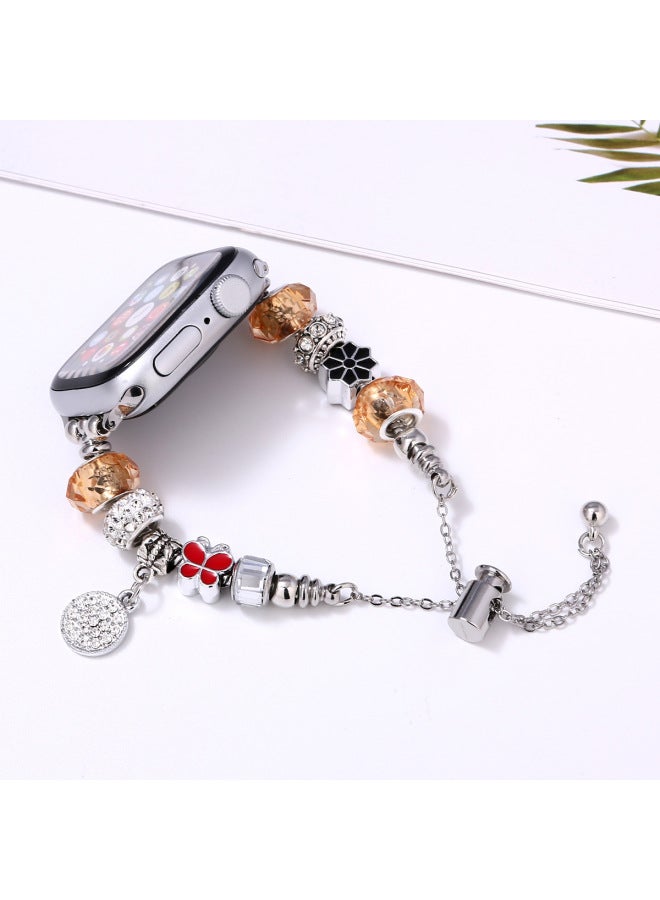 Watch Strap Suitable For Applewatch98se For Apple Watch Strap High Sense Women's Bracelet Fragrance-Color:X-30(42/44/45/49mm)  - Image 5