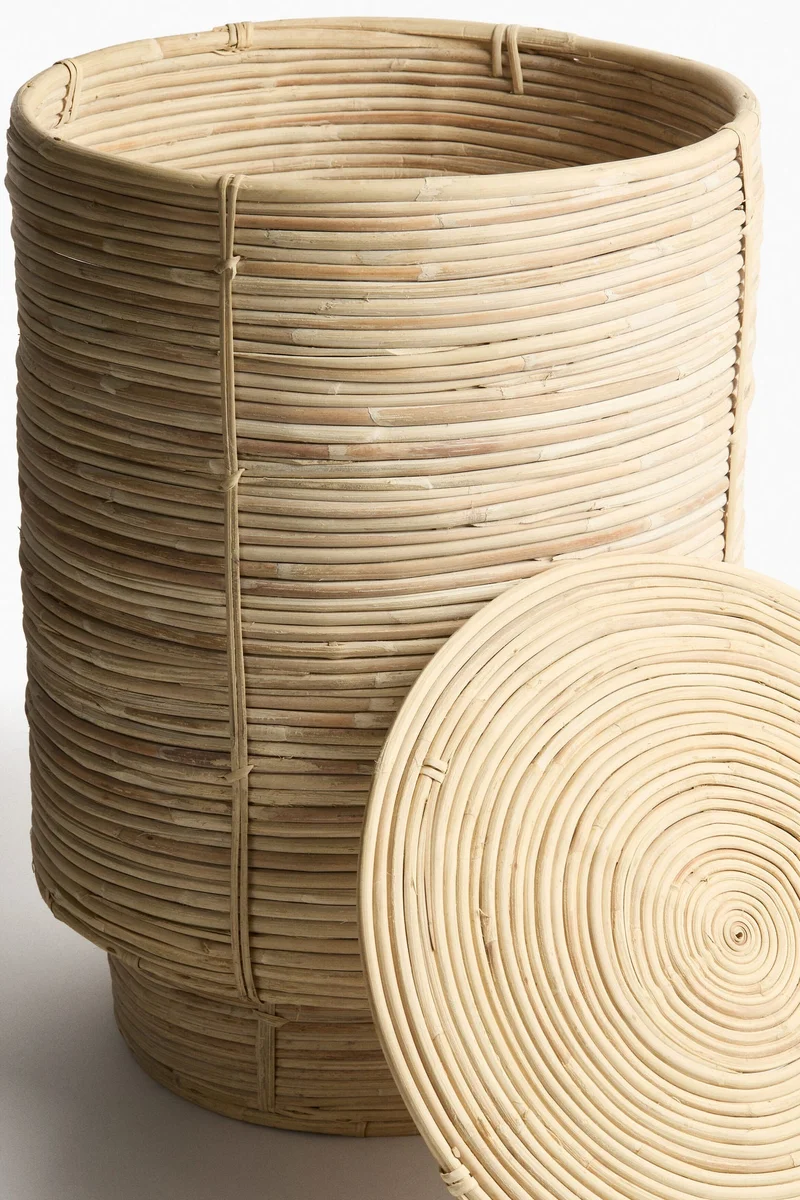 H&M Rattan laundry basket