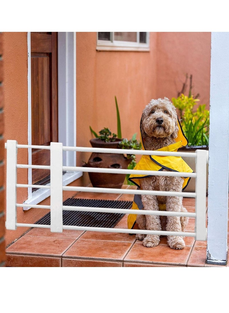 Gonice Short Dog Gate stair gates for dogs baby gates for dogs Low Safety Retractable Gate for Puppies and Pets Stable Pet  - Image 3