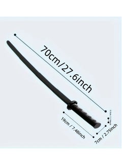 Toko Retractable Samurai Sword | Anime-Inspired Plastic Weapon | Safe & Fun for Halloween, Cosplay & Pranks  - Image 2