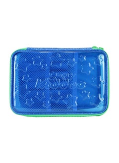 SMILY KIDDOS Smily Kiddos | Smily PVC Pencil Case (Blue) | Kids Pencil Case | School Pencil Case | Pencil Case for Kids | Kids School Pencil Case | Blue Color Pencil case | Hardtop Pencil Box |  - Image 1