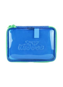 SMILY KIDDOS Smily Kiddos | Smily PVC Pencil Case (Blue) | Kids Pencil Case | School Pencil Case | Pencil Case for Kids | Kids School Pencil Case | Blue Color Pencil case | Hardtop Pencil Box |  - Image 2