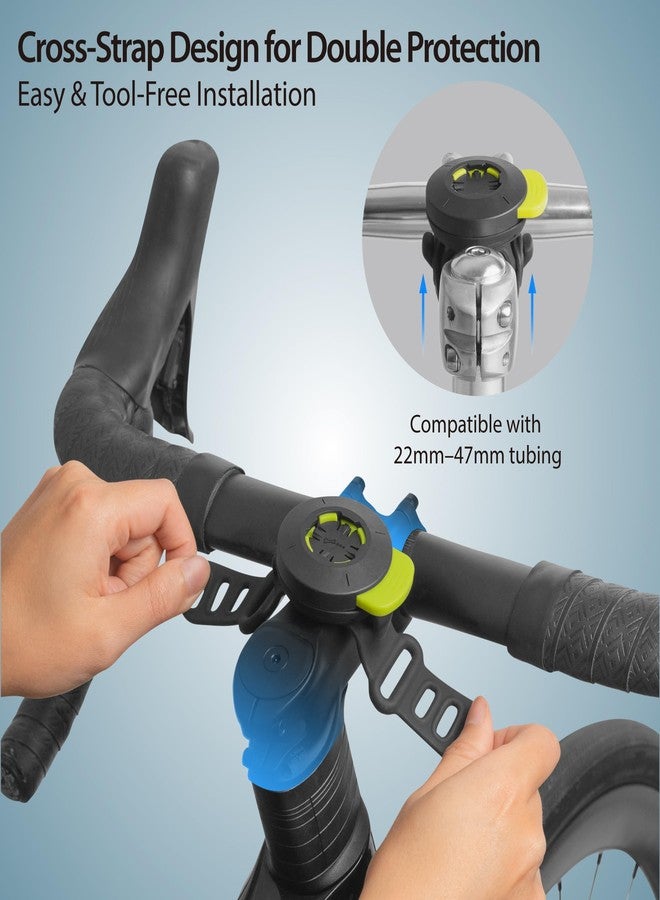 BONE Bike Tie Connect Kit 3 - Magnetic Stem Mount for Cell Phone, 360° Rotatable & Detachable Silicone Holder, Fits 4.7"-7.2" Phones, iPhone 16 15 & Android, for Road & Mountain Bike - Image 4