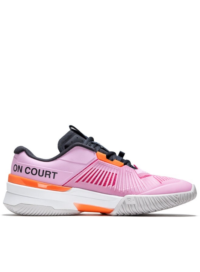 ON The Roger Pro Fire Mesh Shoes Pink/Orange For Men/Women/Students - Image 4