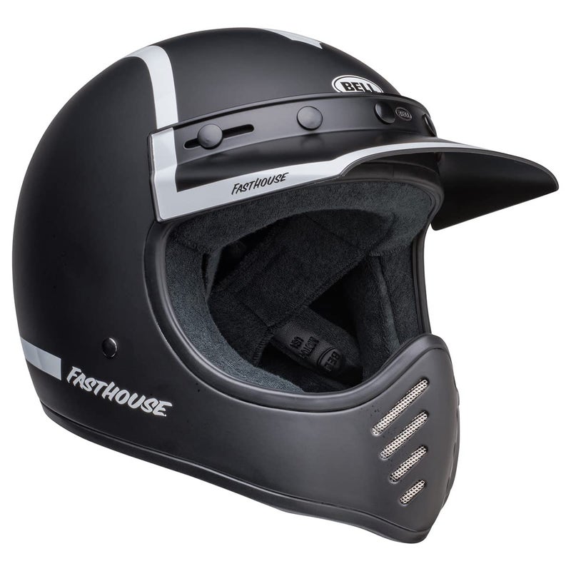 Bell Moto Moto3 MatteGloss BlackWhite Fh Old R Large