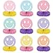Justforjoyful 9PCS Smile Face Honeycomb Centerpieces Preppy Smile Face Table Decorations Happy Pastel Birthday Party Supplies for Colorful Rainbow Birthday Themed Bachelorette Decor Favor - Image 2