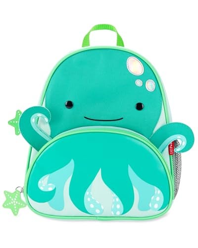 Skip Hop Little Kids Backpack 12 inches 3 years Zoo Octopus - Image 3