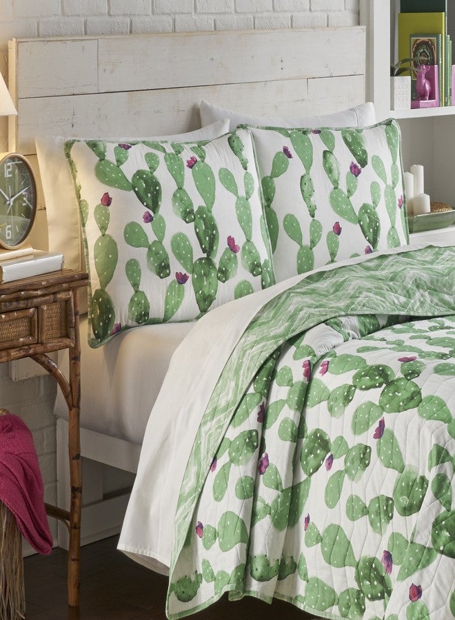 Vue - 17428BEDDTXLWHI 2 Piece Otto Collection Reversible Quilt Set, Twin/Twin XL, White - Image 3