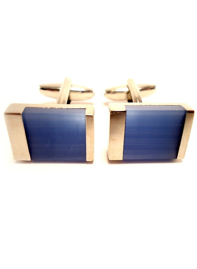 Peluche Eleganza Blue Cufflink - Image 2