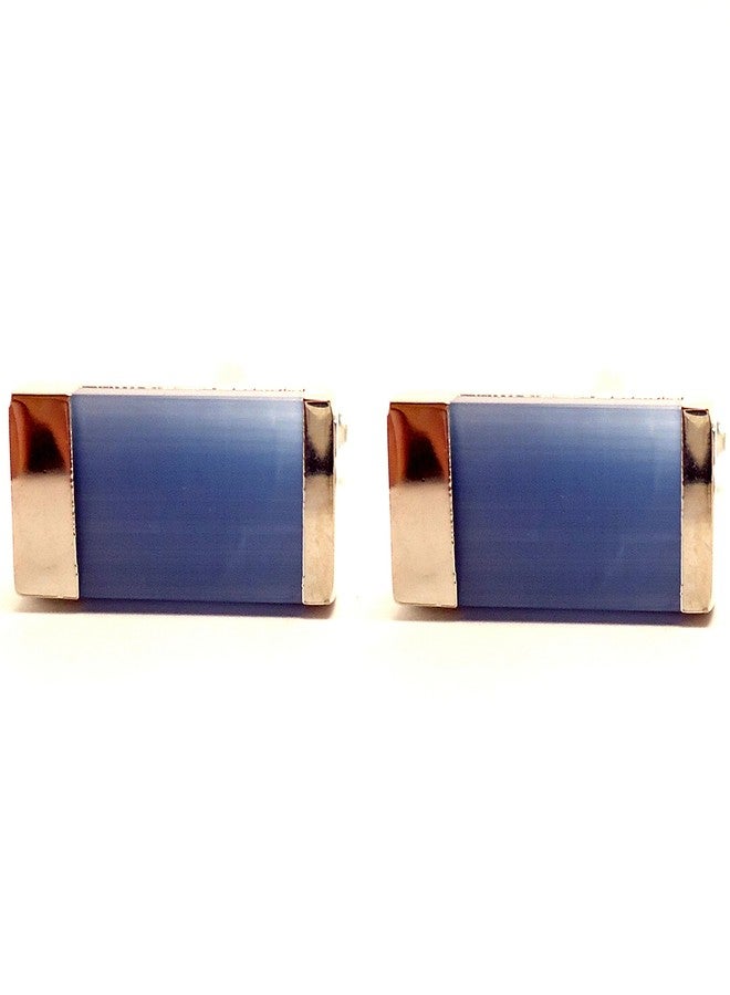 Peluche Eleganza Blue Cufflink - Image 1