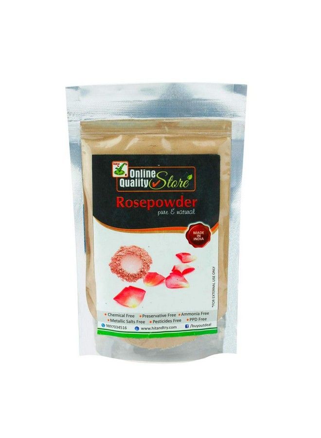 Online Quality Store Rose Powder For Face Pack Rose Petal Powder With Size Options (150Gm) - Image 4
