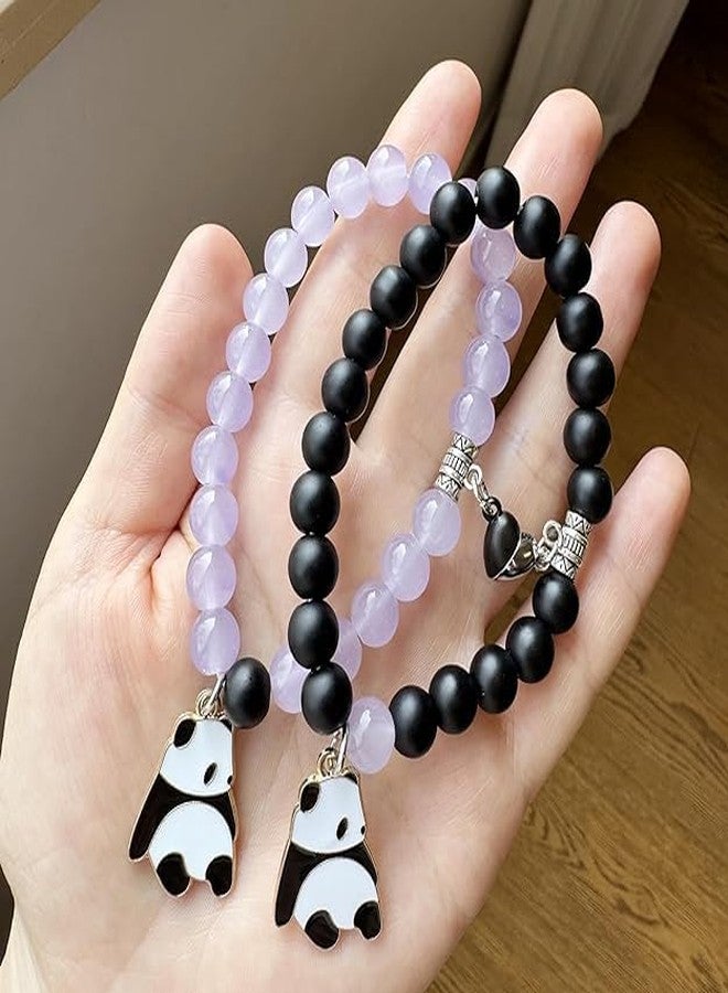 SUPER SOFTENER Natural Crystal Bracelets for Women Men - 8mm Semi-Precious Gemstone Beaded Bracelets, Crystal Stretch Round Beads Bracelets Unisex Jewelry Gift For Women;Girls ;Boys;Men - Image 2