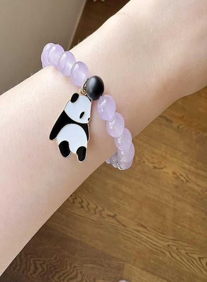 SUPER SOFTENER Natural Crystal Bracelets for Women Men - 8mm Semi-Precious Gemstone Beaded Bracelets, Crystal Stretch Round Beads Bracelets Unisex Jewelry Gift For Women;Girls ;Boys;Men - Image 3
