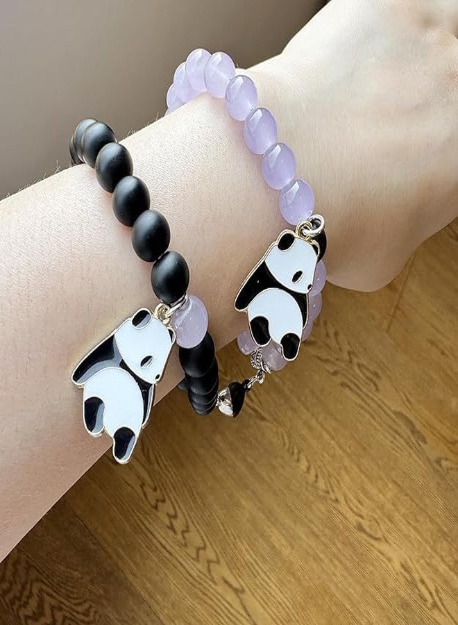 SUPER SOFTENER Natural Crystal Bracelets for Women Men - 8mm Semi-Precious Gemstone Beaded Bracelets, Crystal Stretch Round Beads Bracelets Unisex Jewelry Gift For Women;Girls ;Boys;Men - Image 5
