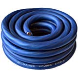 SoundBox 0 Gauge Blue Amplifier Power/Ground Wire 1/0 Ga Amp Cable, 25 Feet - Image 3