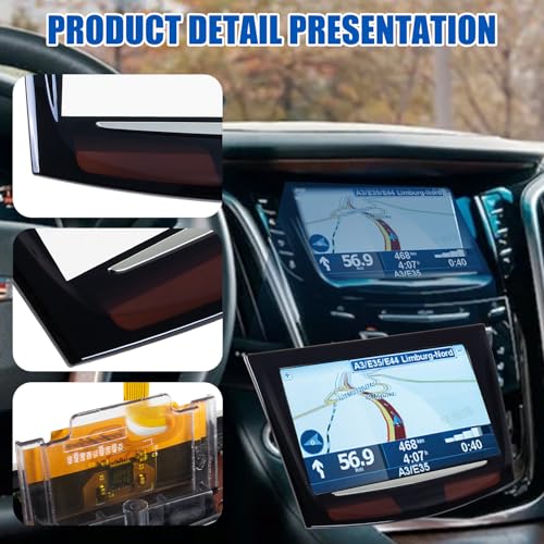 RANSOTO CUE Touch Screen Display Compatible with 2018 2019 2020 2021 Cadillac ATS ATS-V XTS CTS CTS-V Touch Sense Escalade with Free Trim Tools Replaces 84232093, 84031328 - Image 2