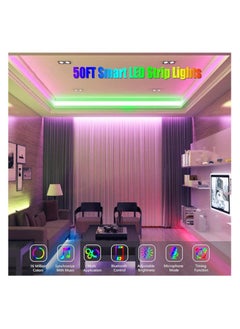 Generic LED Strip Lights for bedroom - Multicolor with Remote, USB Powered, Waterproof, Perfect LED lights for Bedroom, TV, Desktop PC, Fish Tank Decoration. Wall Strip Lights, 2meter, 3meter, 5meter  - Image 5