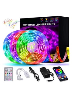 Generic LED Strip Lights for bedroom - Multicolor with Remote, USB Powered, Waterproof, Perfect LED lights for Bedroom, TV, Desktop PC, Fish Tank Decoration. Wall Strip Lights, 2meter, 3meter, 5meter  - Image 4