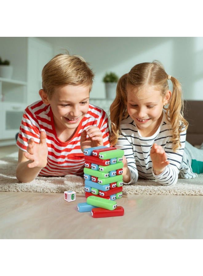 Point Games Googly Tower - Stacking Tower Game with Fun Design - Developmental & Interactive Puzzle, Test Stabilizing Skills- Ages 3+ - Image 4