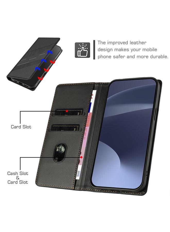 S-TOP Case For Motorola Moto G Power 2021 Embossed Multi-functional Wallet Retro Leather Phone Case - Image 4