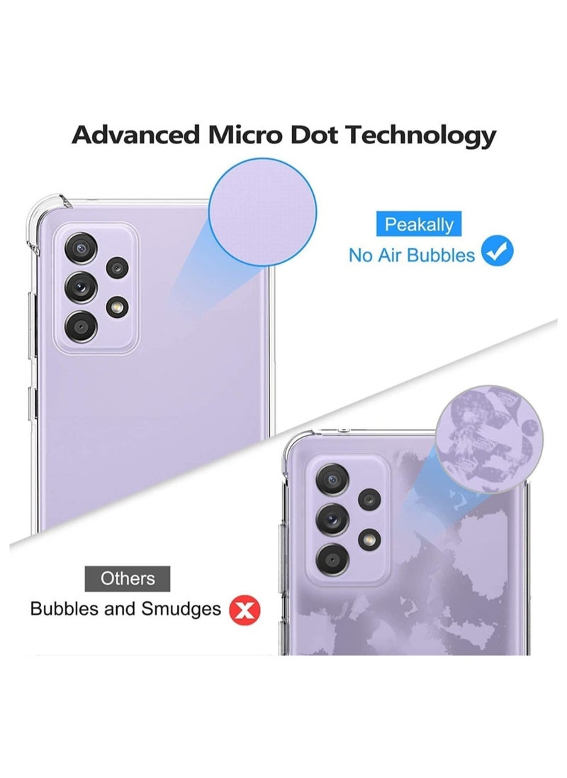Raxoom Samsung Galaxy A73-5G Case Cover Protective Shock Absorption Bumper soft Transparent Case (Clear) - Image 2