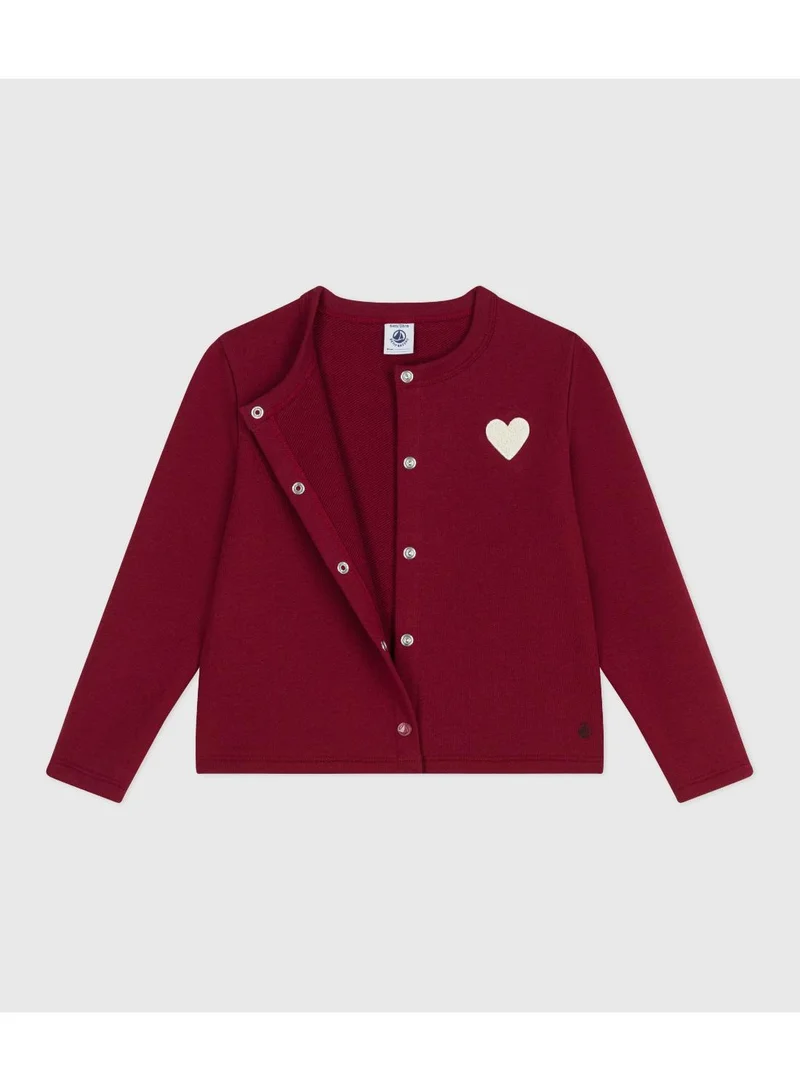 Petit Bateau Girls' fleece cardigan