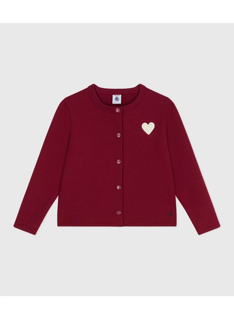 Petit Bateau Girls' fleece cardigan