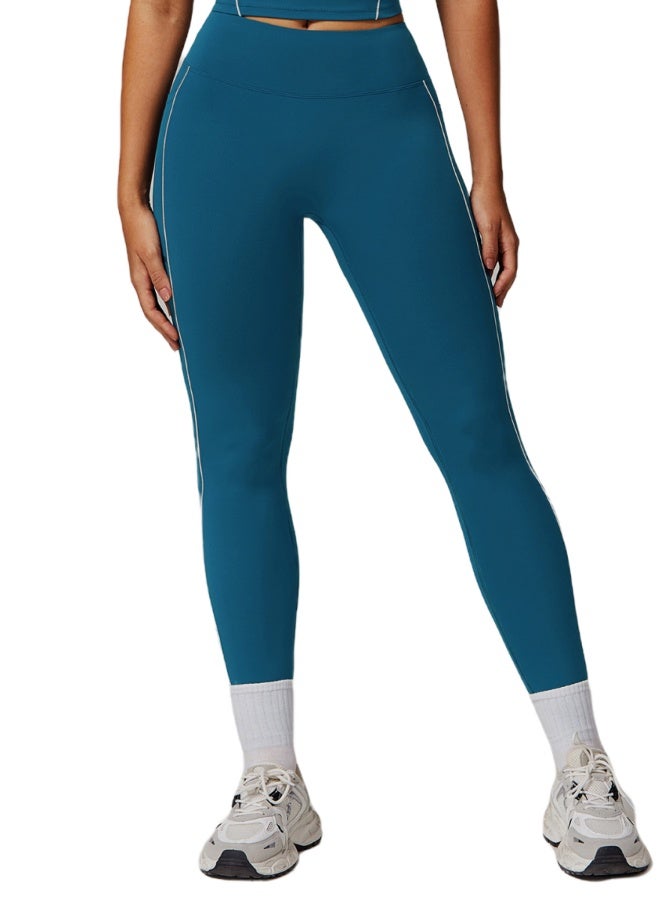 كون.يوغا ليجنز رياضي نسائي عالي الخصر بدون خياطة للتحكم بالبطن مع جيوب - Image 1