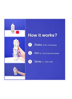 National Spray Paint -  Clear 900- 400ML National Paints Fast Drying Acrylic  - Image 4