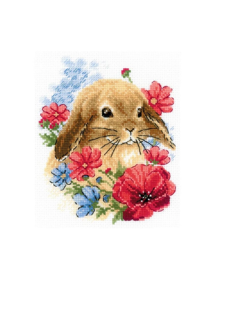 Cross Counted Cross Stitch Kit 6in x 7in - Image 2