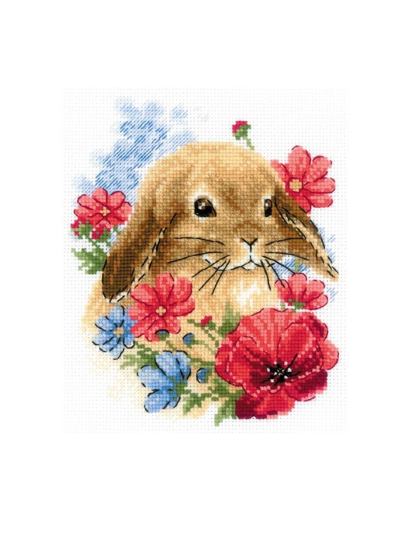 Cross Counted Cross Stitch Kit 6in x 7in - Image 3